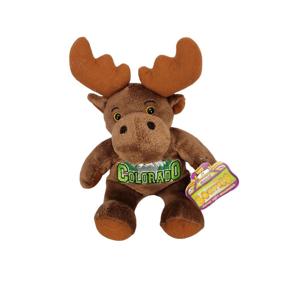 Souvies 2016 Colorado Brown Moose Plush 9" Tall Elk Mountains‎